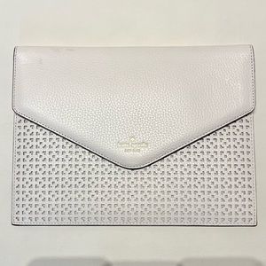 White Envelope Clutch